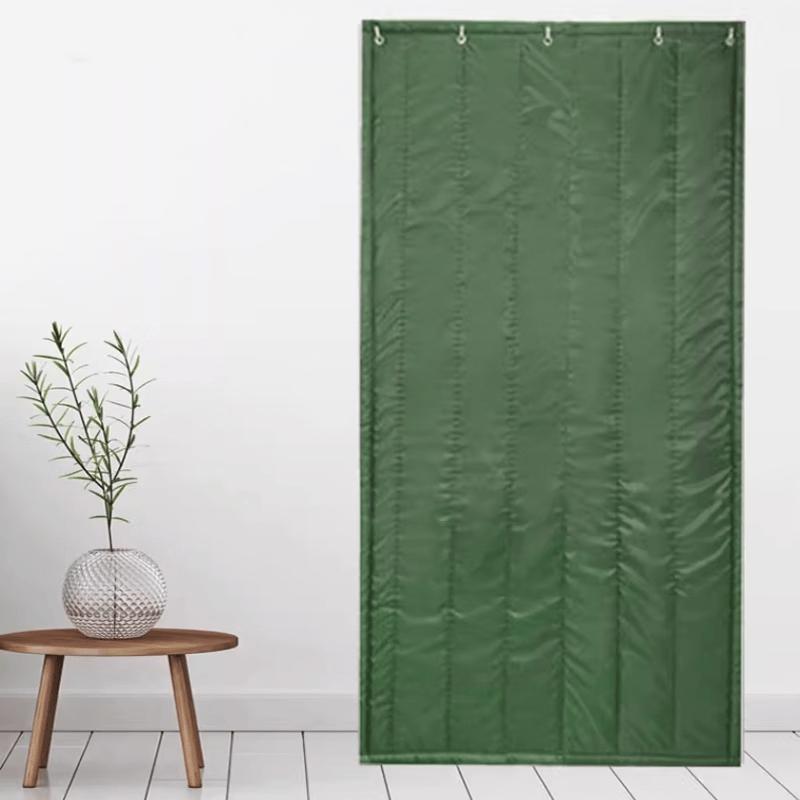 LINGJIE Cotton Quilted Door Curtain
