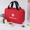 Outdoor & Home Emergency First Aid Kit Small Portable with Multiple Mesh Pockets Classified Storage Medical Bag