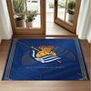 Real Sociedad FC Design Crystal Velvet Rug Soft Decorative Mat for Bedroom Entrance