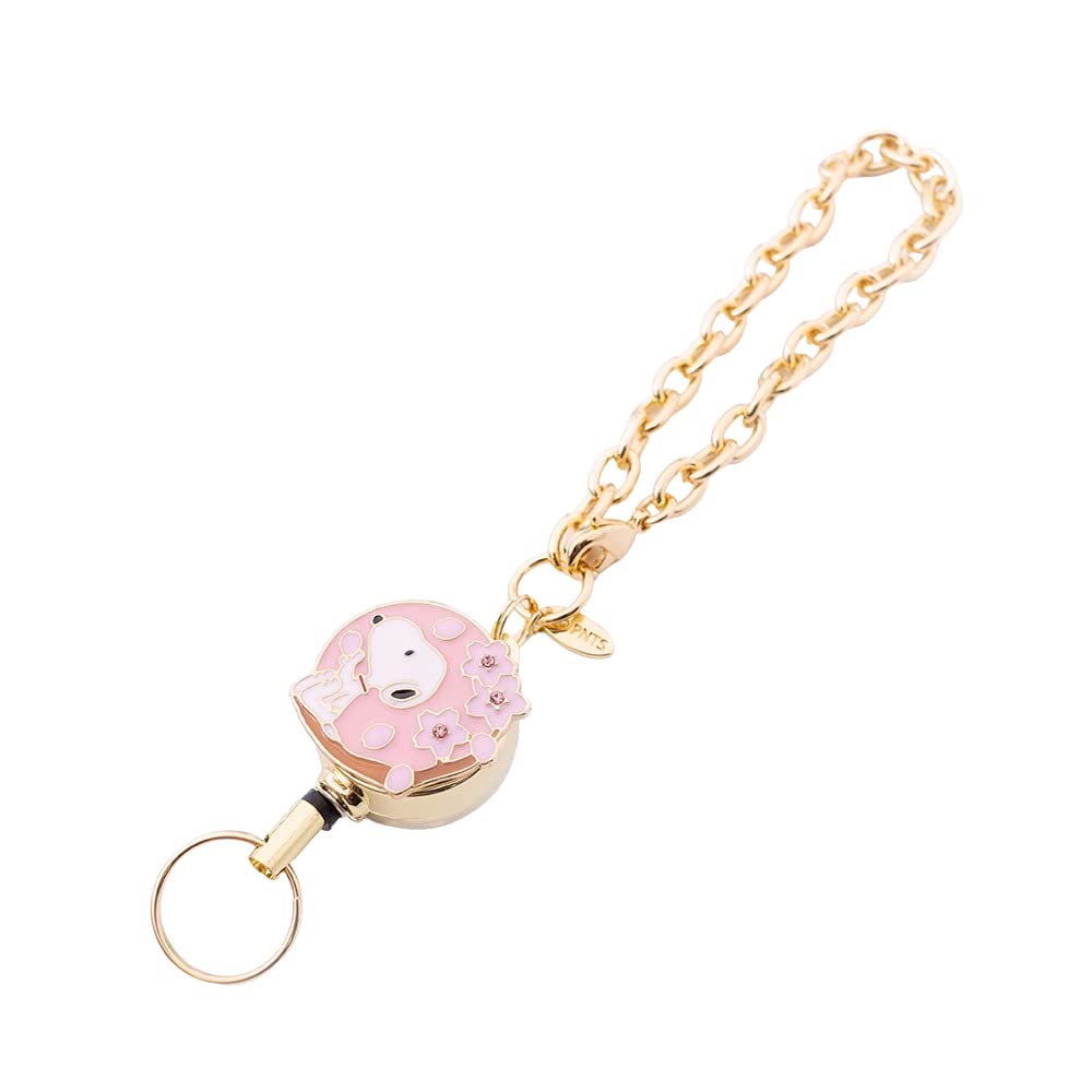 

PEANUTS Рулетка-брелок 3-й 3 Рулетка Разные товары [Три карата] Издание, Типы, Брелок, Ключ, Снупи, Товары, (Снупи Сакура)