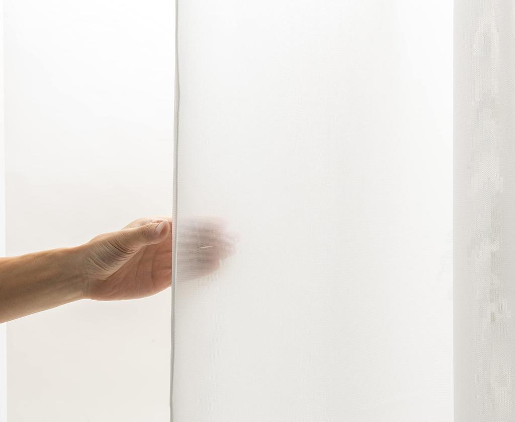 Univer Curtain Set 100cm Wide X 178cm Set of Grade 1 Light Over UV Energy Hard To See In the Set Ready-to-Use (with Lace), Long, 4, Blocking, 70%