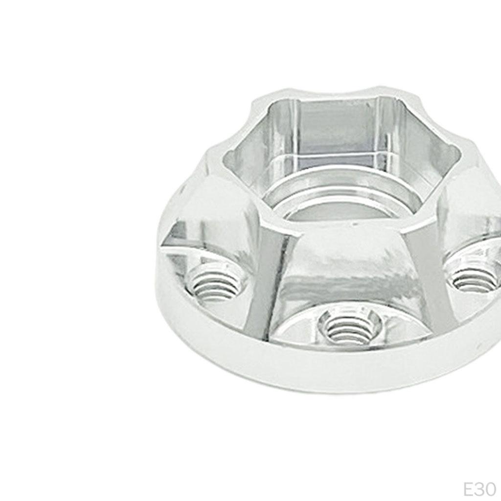 Hexagon Wheel Hubs Spare Parts Aluminum Alloy Modification Accessories Widening for RC Crawler