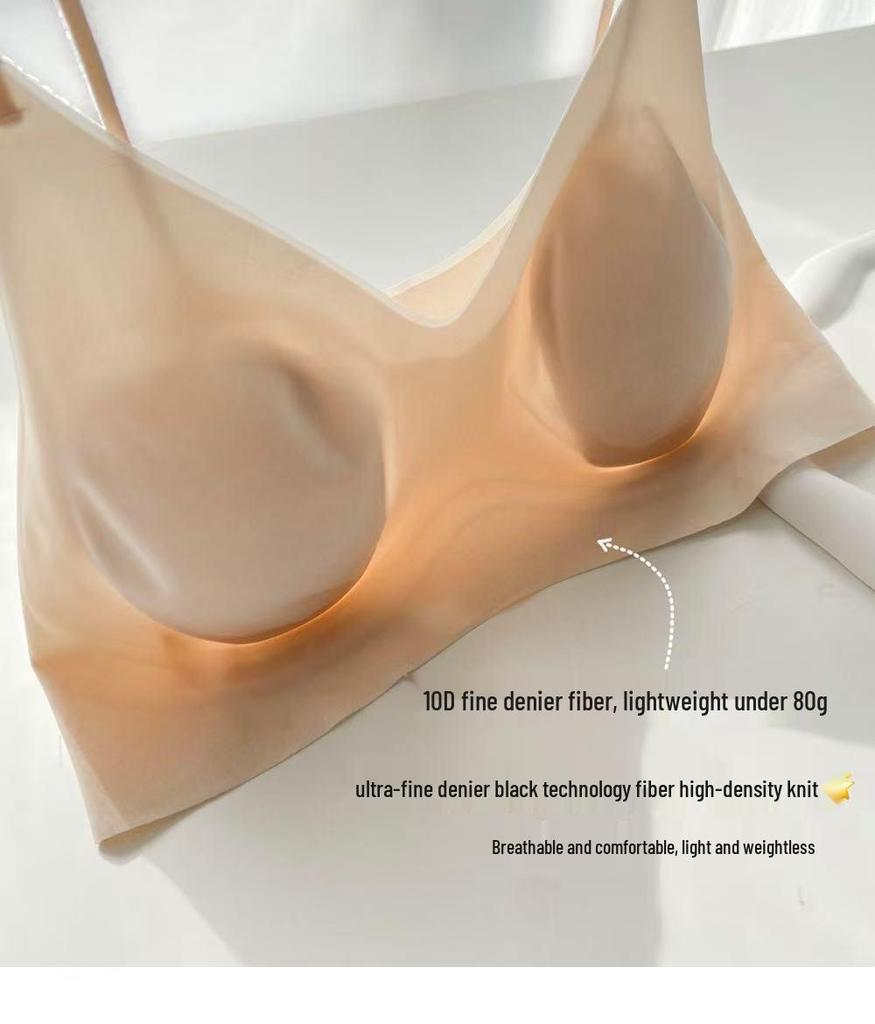 Women's Seamless Summer Bra: Breathable, Wire-Free, Soft, and Anti-Exposure