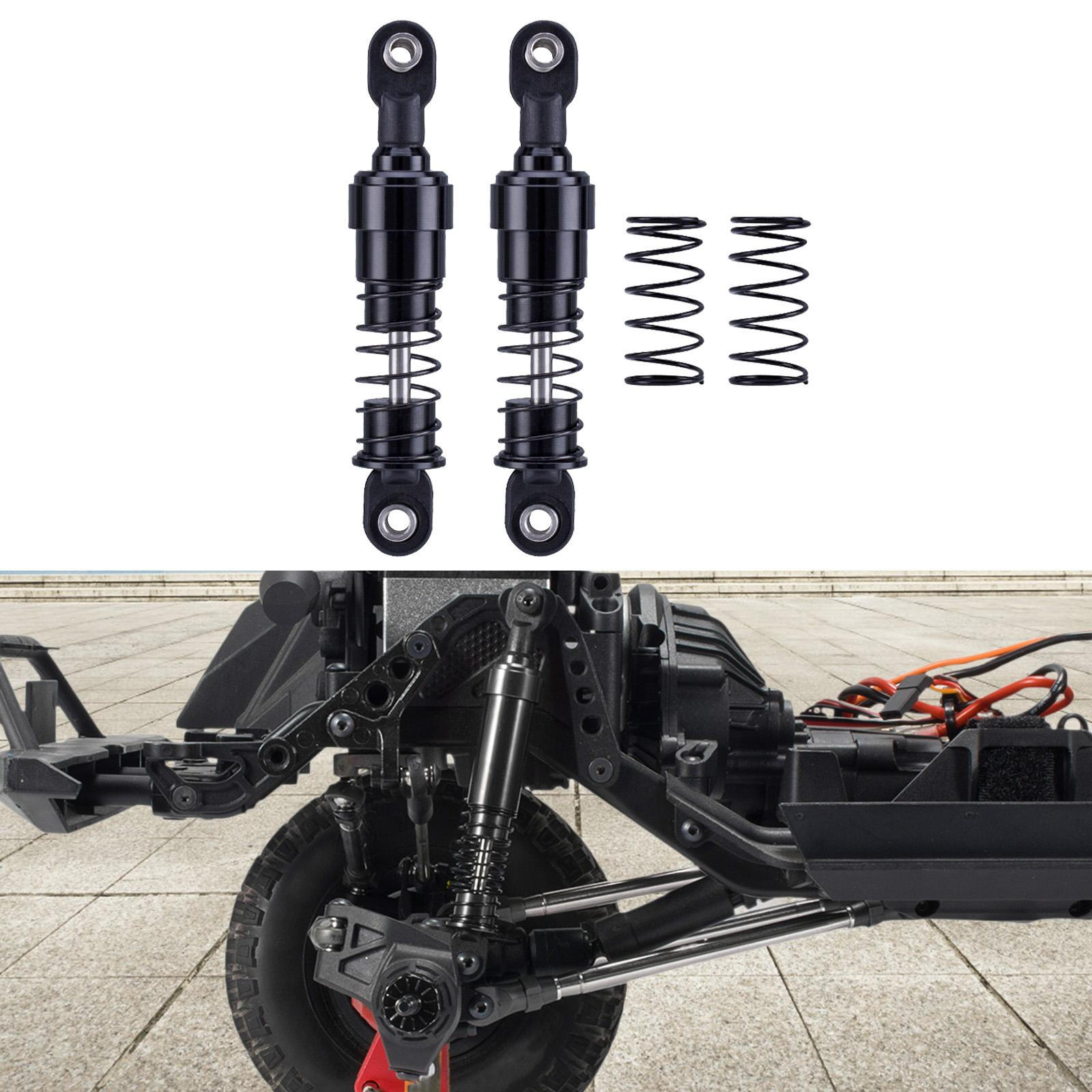 

2 Pieces 1/10 RC Car Shock Absorber Damper Accessories,Assembled,Spare Parts,Metal Spring for