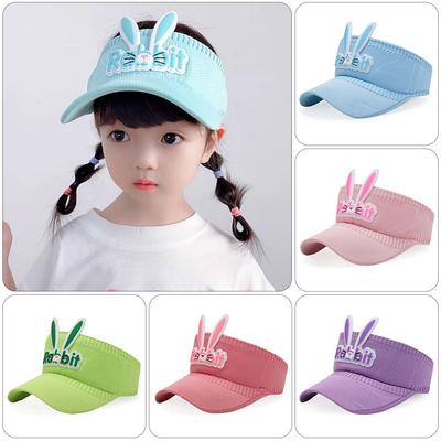 UV Protection Summer Visors Cute Rabbit Beach Hat Portable Baseball Cap  Men Women