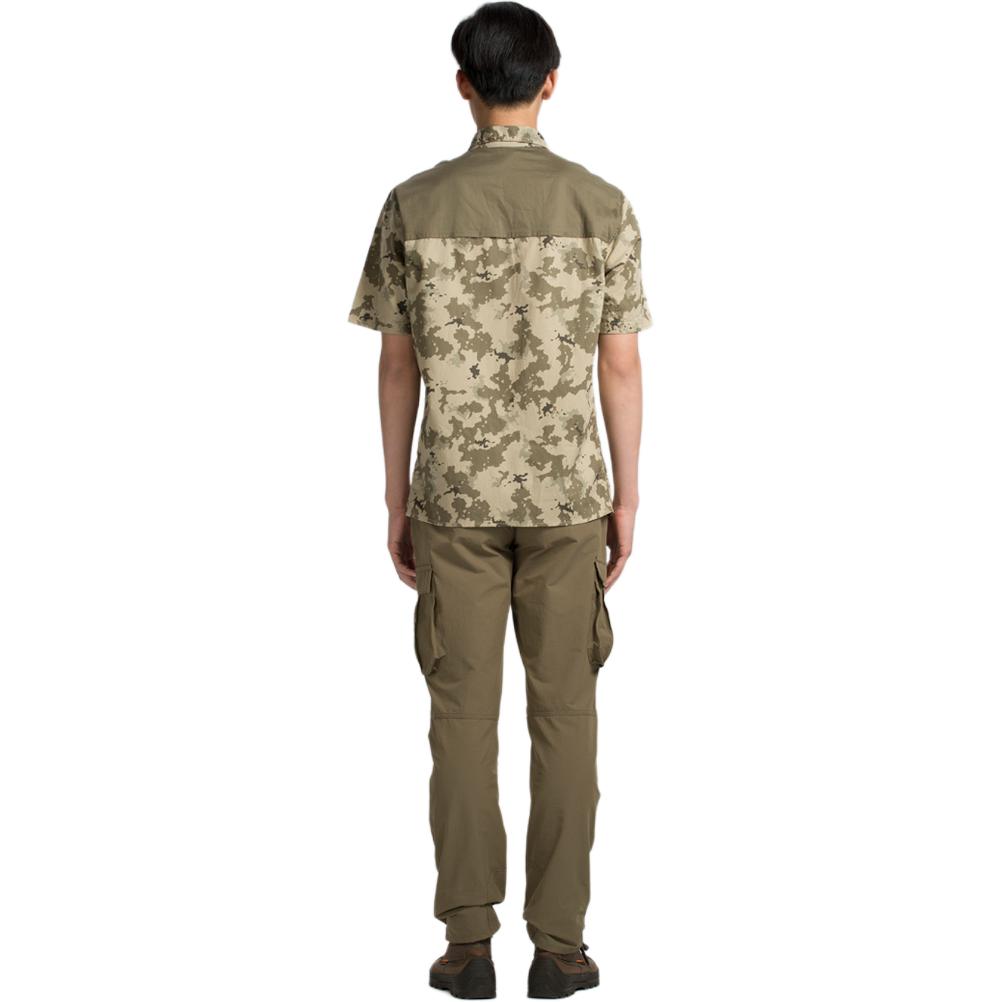 DECATHLON 500 Series Solid Color Elastic Waist Quick Dry Mountaineering Versatile Multi-Pocket Slacks Men's