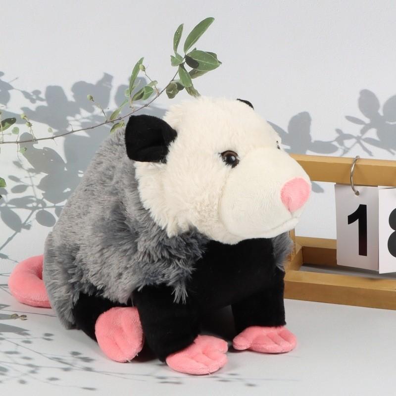 Adorable Opossum Plush Soft Toy Realistic Design Cozy Home Decoration Piece