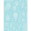 Wedding Tool Luminous Henna Tattoo Sticker White Body Art Sticker Lace Temporary Tattoo  Girls