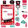 Celebrate Valentine's Day Eve with Photo Booth Properties Accessory Picture Frame for Fun Party Photos Decoration