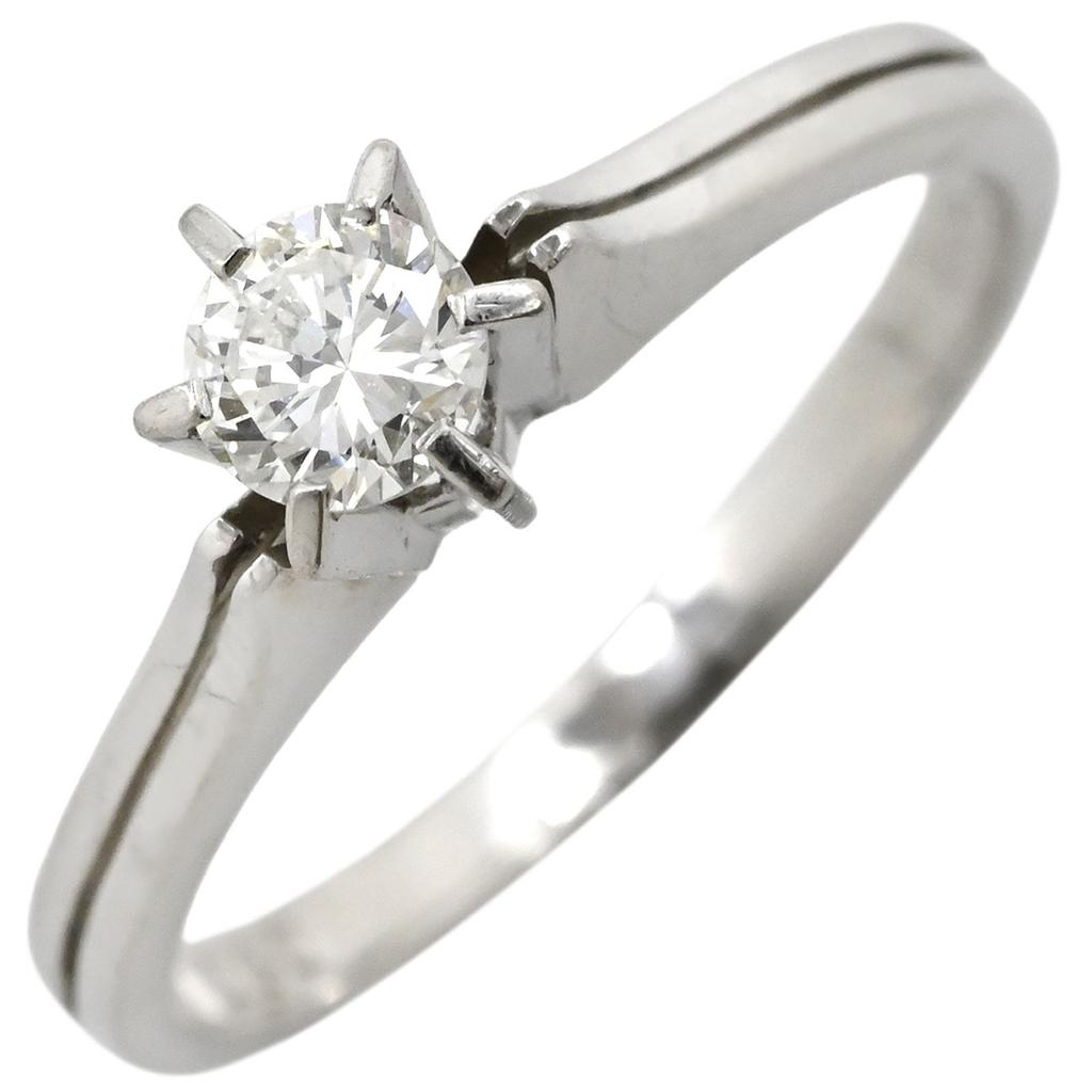 SEIKO - Solitaire diamondRing ring Pt900/diamond #15(JP Size) Array