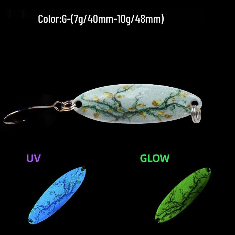 LETOYO UV Luminous 3D Printed Double-sided Trout and Asp Bait