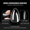 120/240/504/600Pcs False Nail Tips Soft Gel Fingertip Semi-Matte Square Almond French Coffin Full Cover Nails Extension