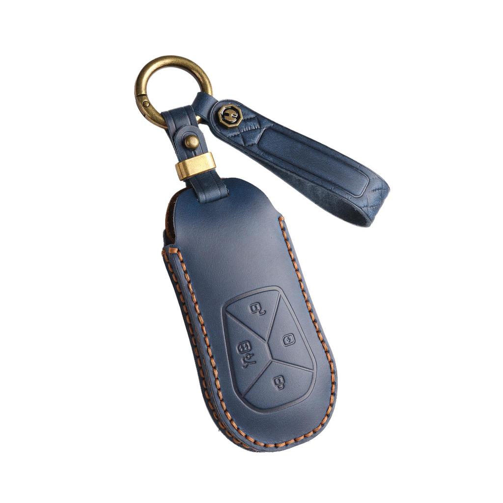 Xiaopeng X9 & P5 2024 Key Cover: Genuine Leather Remote Protector with Personal Touch