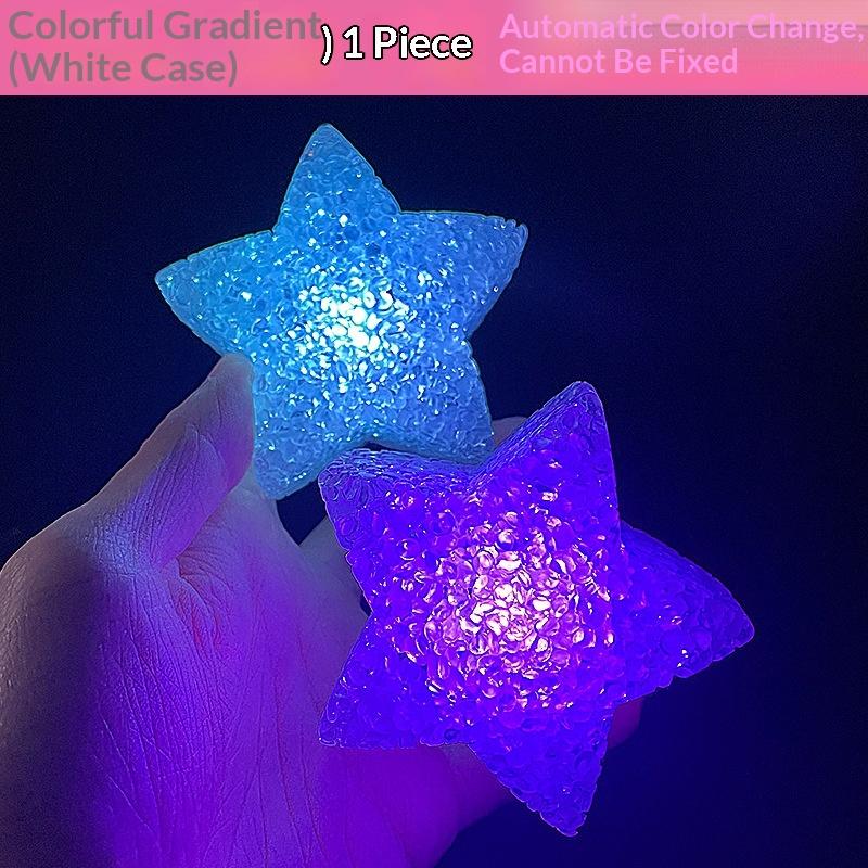 

Ручной светодиодный фонарик в форме звезды Милый ночник из акрила в форме звезды Антискользящая лента Световая лампа Для танцевальных выступлений Сценический фотореквизит