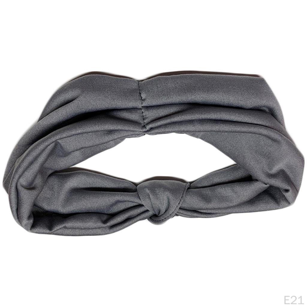 Lady Elastic Wide Headband Gym Running Hair Band Accessory