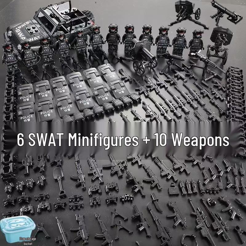 Alpha War Wolf Special Forces Building Blocks: Children s Educational Toy