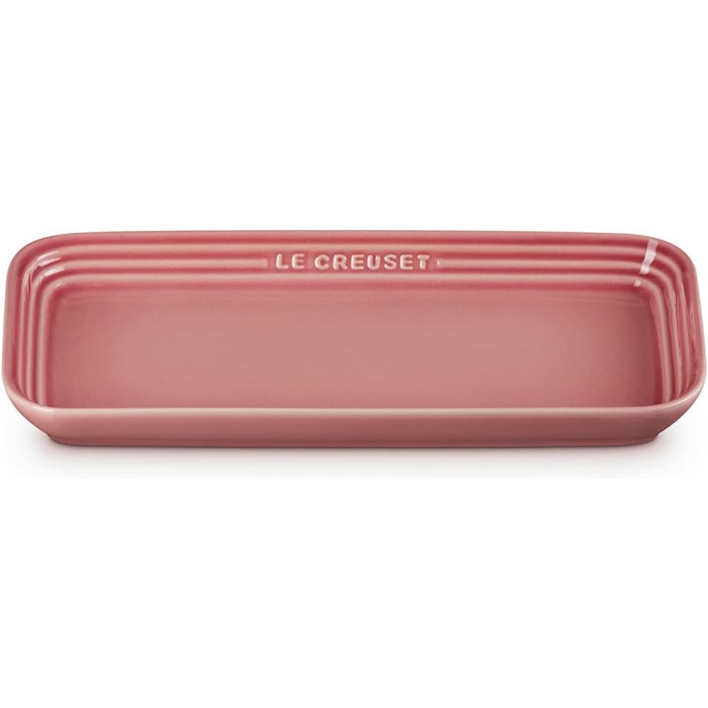 

Прямоугольная тарелка Le Creuset 25 см, цвет Rose Quartz, подходит для микроволновой печи, духовки, посудомоечной машины