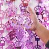 Pet Festive Pink Themed Rain Curtain For Cats And Dogs Ideal For Gatherings Holiday