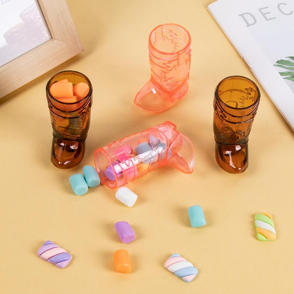 10pcs Mini Western Cowgirl Shot Glasses Cowboy Boot Cups Bachelorette Party Carnival Party Birthday Decorations Wedding Supplies