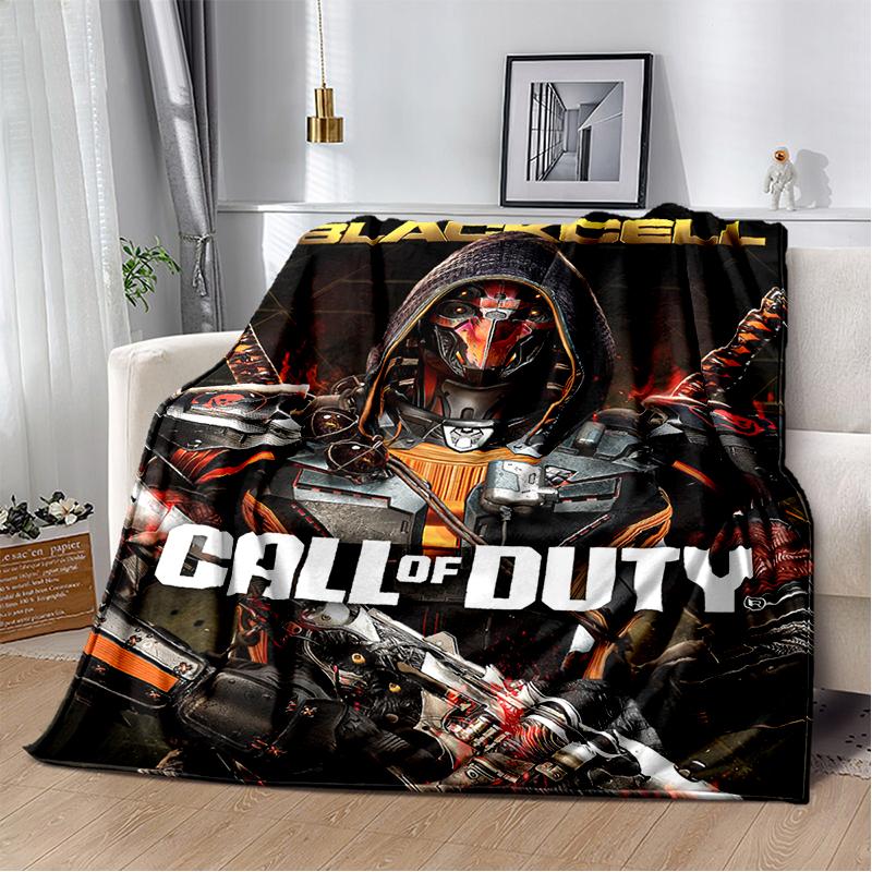 COD 29 Styl Nová deka Call of Duty Ghost Simon Gun Games, Měkká přehozová deka pro domácnost Ložnici Postel Pohovku Cestovní potah Dětský dárek