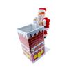 Climbing Santa Christmas Decoration PVC Plush Musical Moving Doll Ornament for Holiday Party Supplies