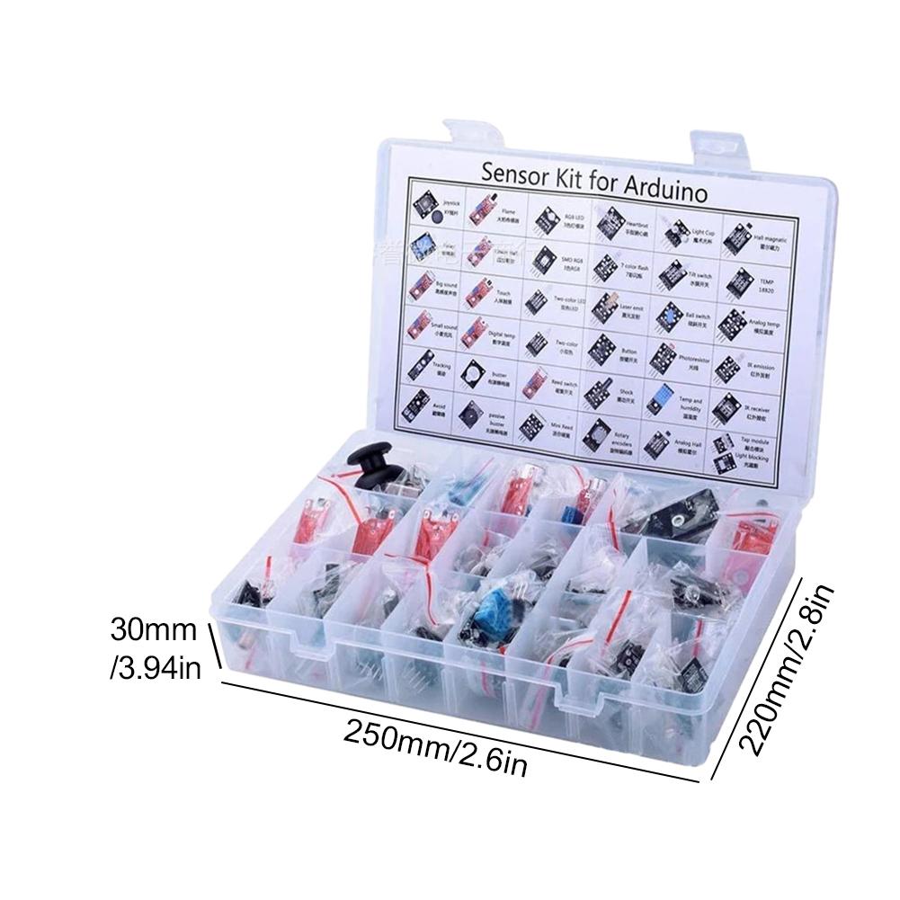 45-in-1-Sensormodule für Arduino Starterkit – besser als das 37-in-1-Sensorkit. 37-in-1-Sensorkit für Arduino Mega 2560 Nano