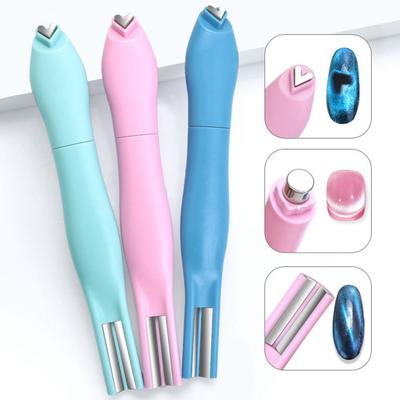 Cat Eyes Nail Magnet Gel Nail Polish Love Heat Round Line Shape Nail Art Magnet Pen Home Salon Women Cat Eyes Magnetic Manicure Art Tools