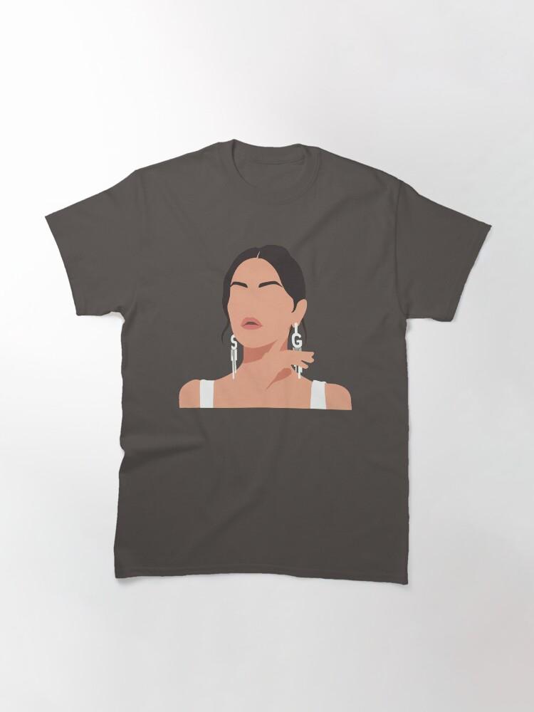 Selena Gomez Lineless Illustration Classic T-Shirt