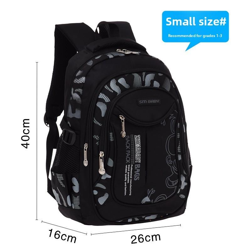 

Sesame Baby Large Capacity School Backpack Boys Girls With Breathable Nylon Gray Small