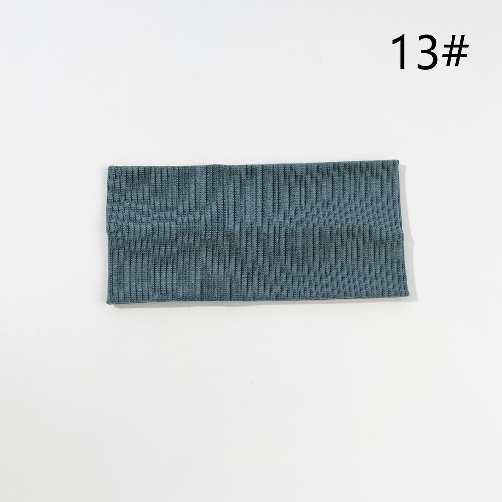 9003 SASAacc European and American Solid Color Knitted Hairband Elastic Sports Headband Hair Accessories Korean Style
