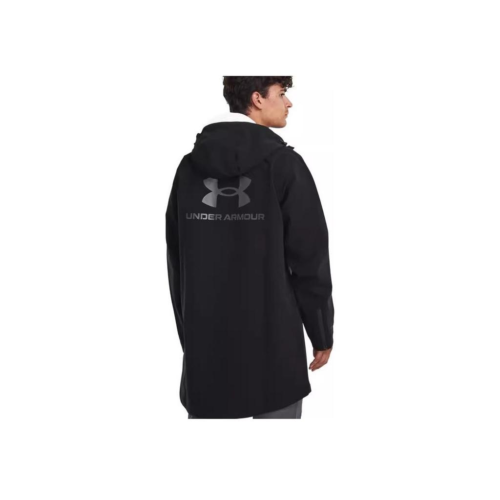 Under Armour Jaqueta Esportiva de Treino Protetora de 3 Camadas com Estampa do Logotipo Storm Jaquetas Masculinas Preto 1375446-002