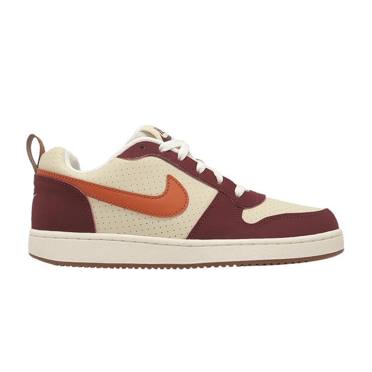 

Nike Court Borough Low Dark Russet Women Sneakers Red Light-Khaki Sail IB4695-221 39