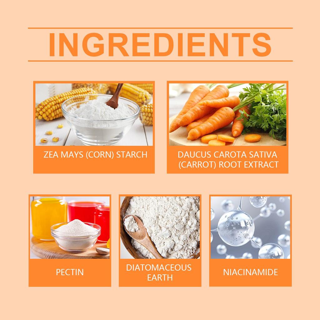 Carrot Facial Jelly Mask Jelly Mask For Face Hydrogel Mask Vegan Peel-off Mask Brightening And Nourishing100g