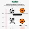 1Pc 3 Colors High-Elastic Indoor Silent Football Pu Foam Practice Ball Comes With A Net Bag For Home Use And Skill Development