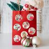 500pcs Christmas Santa Claus Round Sticker Navidad Natal Noel Snowman Sticker Merry Christmas Decor For Home 2025 New Year 2025