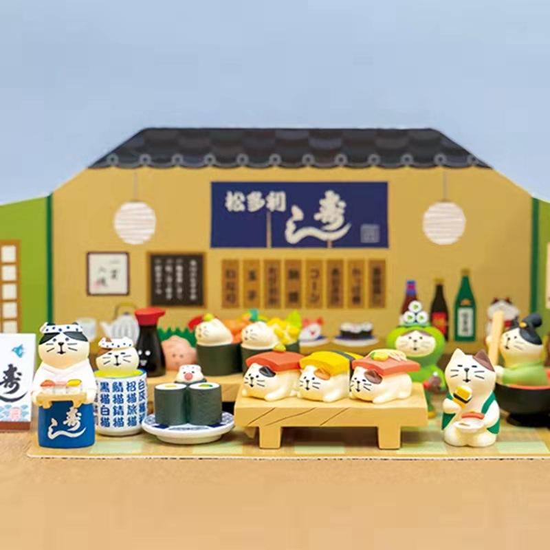 1pc Japan Zakka Sushi Bar Japan Miniature Figurines Resin Craft Toy Bookshelf Decoration Collectible Scene Decoration