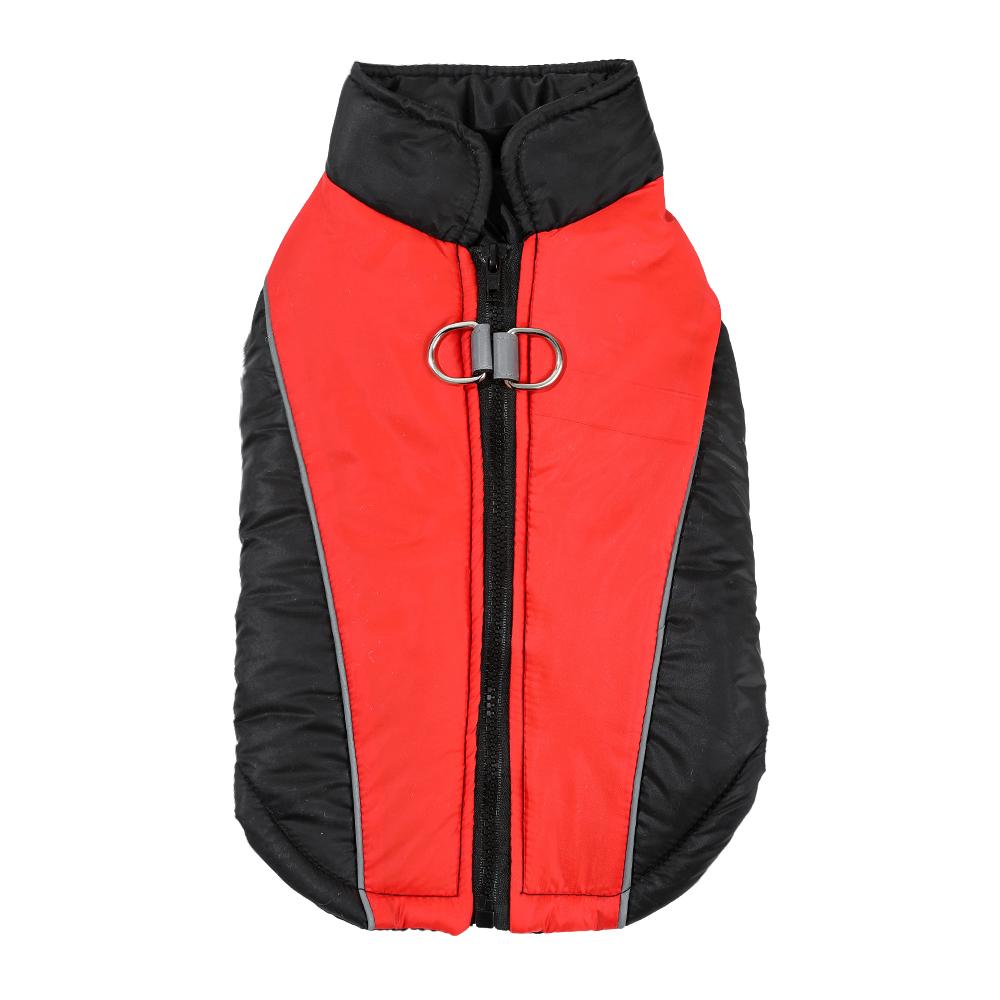 Winddichte Hundekleidung für den Außenbereich für kleine und mittelgroße Hunde mit D-Ring, warme Welpenjacke, Yorkshire-Schnauzer-Haustierkostüm