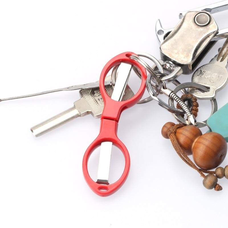 1pcs Cute Folding Scissor Creative Stationery Portable Manual Student Paper Scissors Paper Cutting Knife Classroom Learning Tools