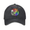 Sprunkis Cartoon Unisex Style Baseball Caps  Distressed Cotton Hats Cap Vintage Outdoor Activities Gift Snapback Cap