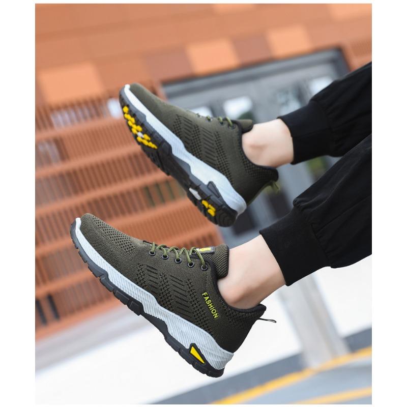 Prodyšná tkaná běžecká obuv, síťovaná obuv, pánská obuv pro volný čas, pánská tenká sportovní obuv