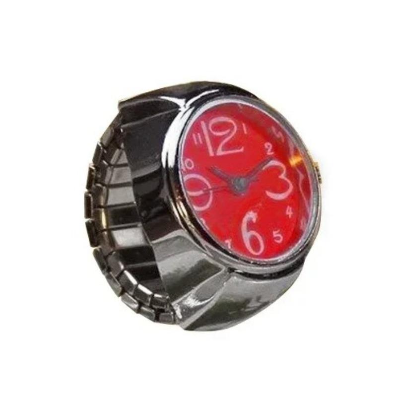 2026 Neue Retro Modische Punk Uhr Ring Vielseitiger Nischen Paar Finger Uhr Mini Uhr Niedliche und Kreative Elektronische Uhr