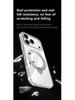 Apple iPhone 17 Pro Max Transparent Magnetic Case with Rotating Stand - Crystal Shine SLD