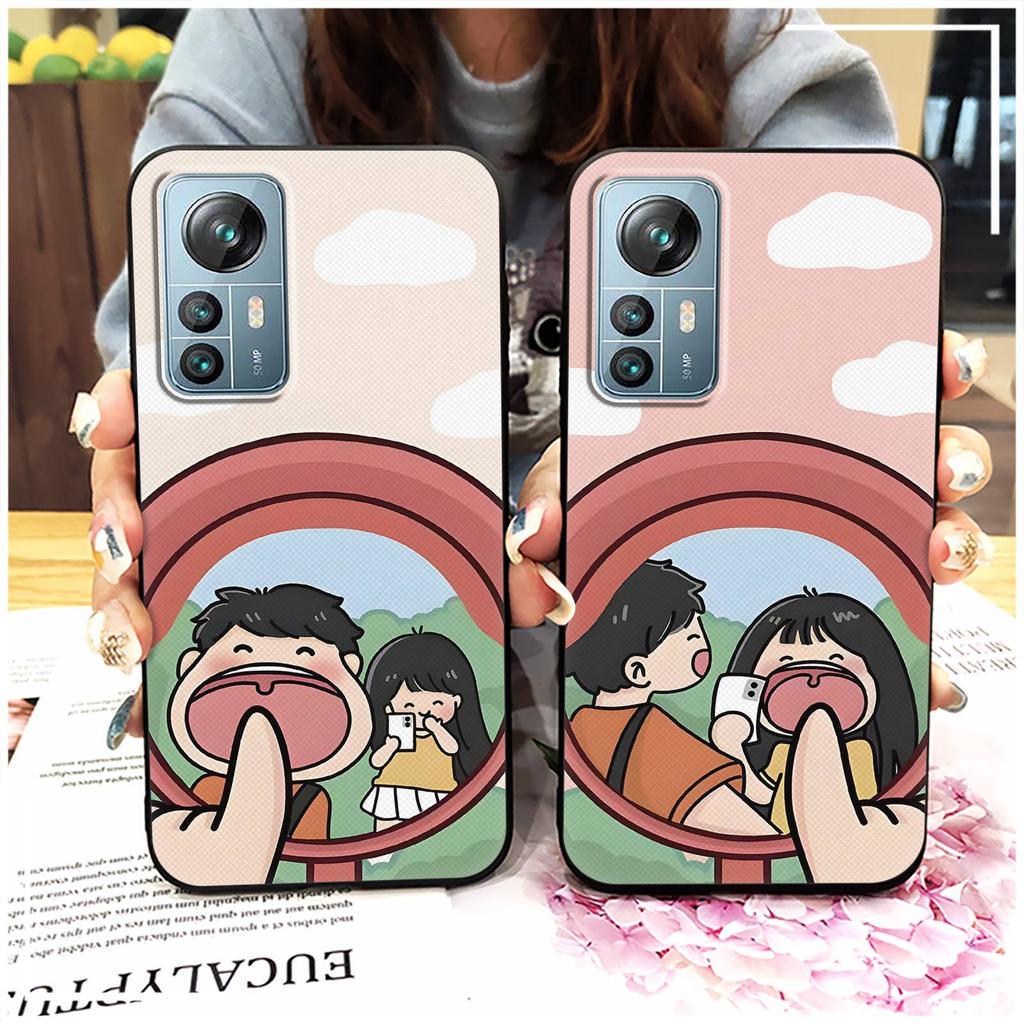 Strapazierfähige Weiche Hülle Handyhülle Für Blackview A85 TPU Graffiti Vollständig umschließend Paar Staubdicht Schmutzabweisend Wasserdicht Cartoon