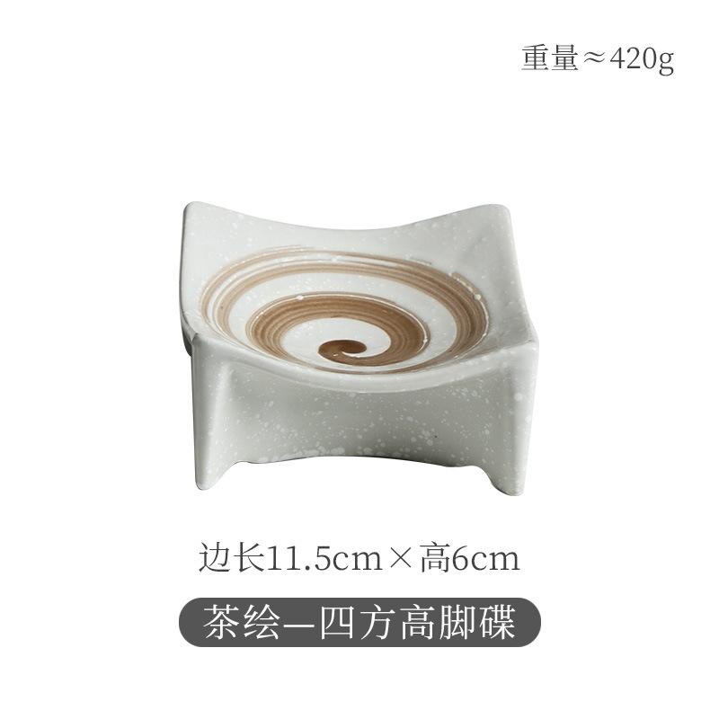 Small Ceramic Plate Barbecue Dipping Sashimi Sushi Soy Sauce Dishes Home Desktop Snack Fruit Dessert Plates