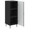 Sideboard In Black 33 X 34.5 X 89.5 Cm Particleboard