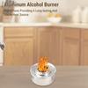 Alcohol Stove Stainless Steel Portable Alcohol Burner Stove with Fire Extinguishing Lid for Outdoor Camping