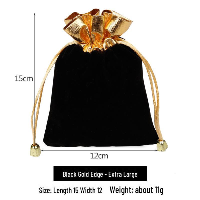 Velvet Drawstring Jewelry Bag: New Year's Lucky Charm Pouch