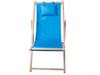 Blue Wooden Sun Lounger (4)