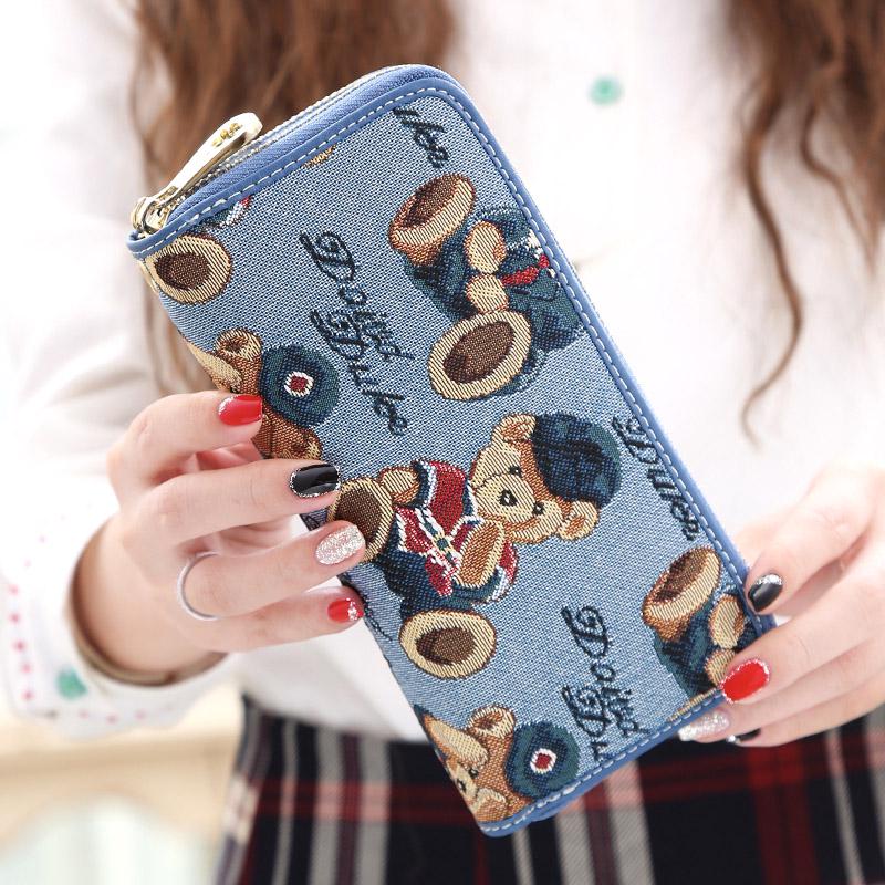 2025 Damen Lange Reißverschluss-Clutch: Große Kapazität, Japanischer & Koreanischer Stil