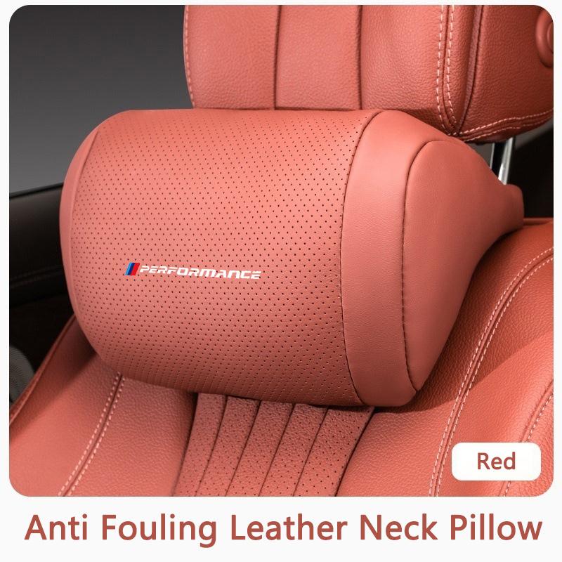 BJYM4 Memory Cotton Car Seat Headrest Neck Pillow Interior Accessories For BMW Performance M E46 E60 E90 E39 E36 E28 X3 X5 X1 X4 X6 X7